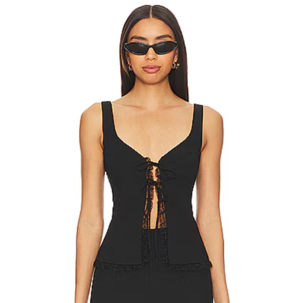 tie front top